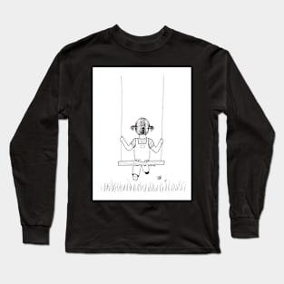 Child on Swing Ink Long Sleeve T-Shirt